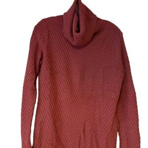 New York & Company Mauve Turtleneck Sweater - Medium